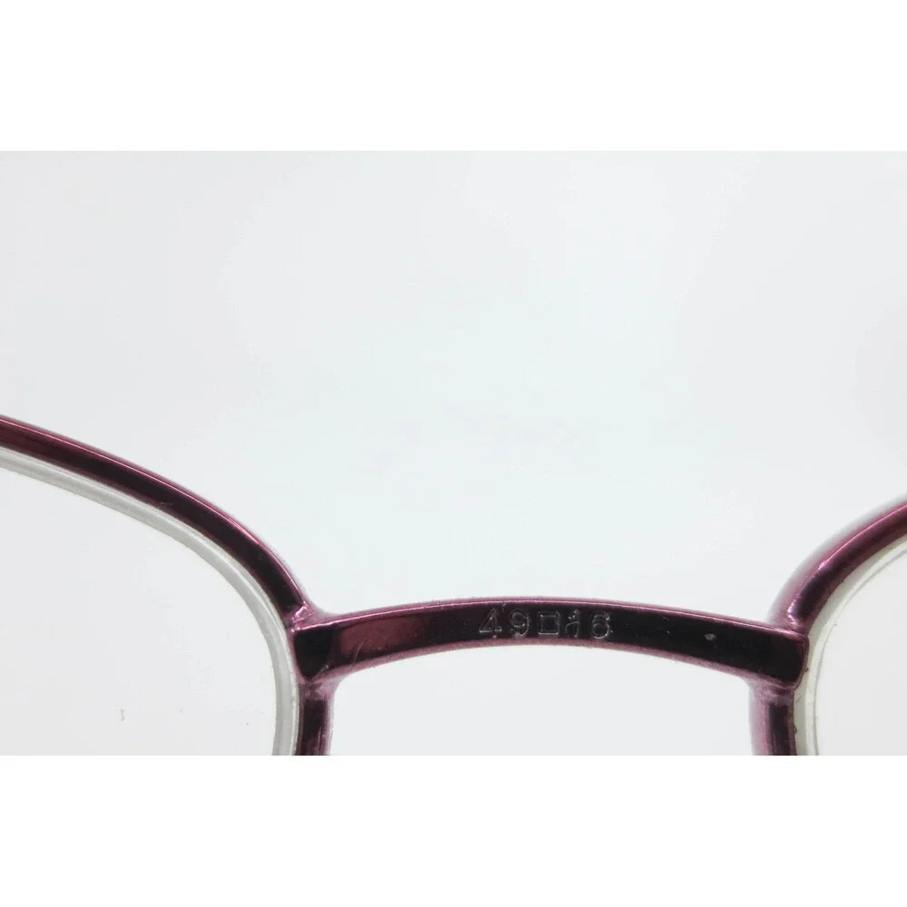 Vogue VO 3955-BI 812 Purple Metal Oval Semi-Rimless Eyeglass Frames 49-16-135